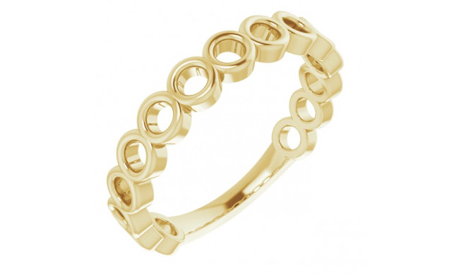 14K Yellow Stackable Ring - 51702102P