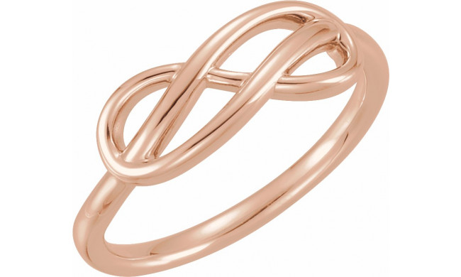 14K Rose Double Infinity-Inspired Ring - 51511102P