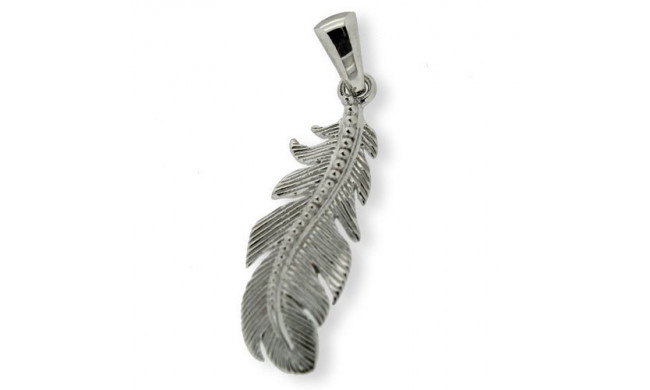 Southern Gates Sterling Silver Feather Pendant