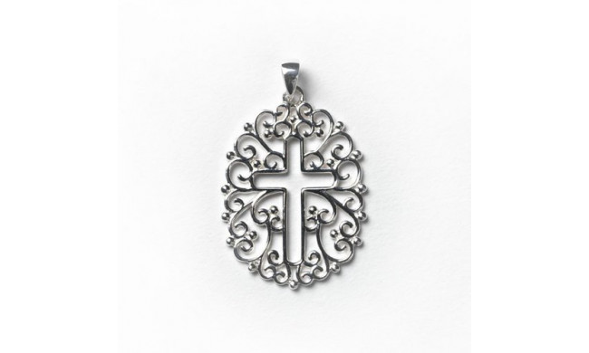 Southern Gates Sterling Silver Inspiration Cross Pendant