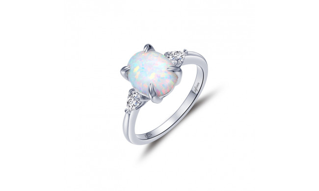 Lafonn Platinum Three-Stone Engagement Ring - R0476OPP10
