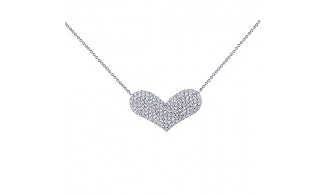 Lafonn 1.21 CTW Heart Necklace - N0041CLP18