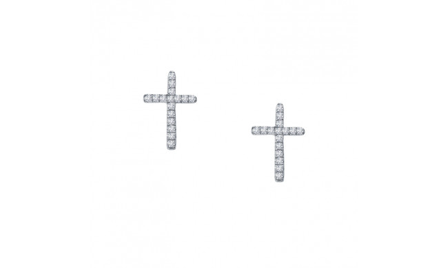 Lafonn Dainty Cross Stud Earrings - E2003CLP00