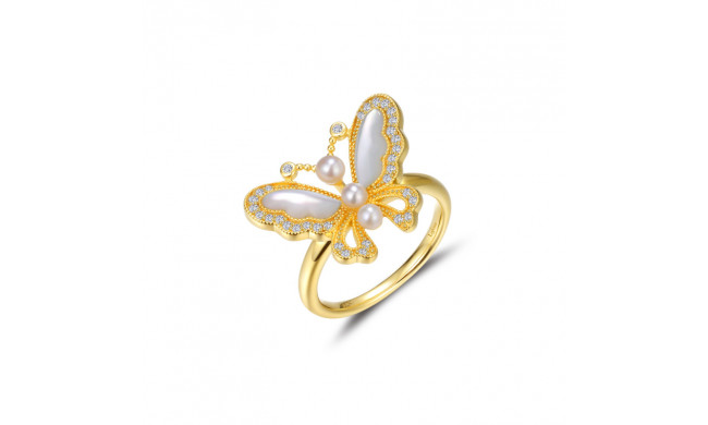 Lafonn Gold Mother-of-Pearl Ring - R0487PLG06