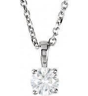 14K White 1/4 CTW Diamond 18 Necklace - 2839260001P