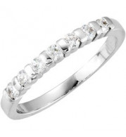 14K White 1/5 CTW  Diamond Anniversary Ring - 68294103P