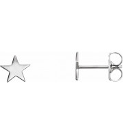 Platinum Star Earrings - 86457603P