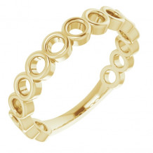 14K Yellow Stackable Ring - 51702102P