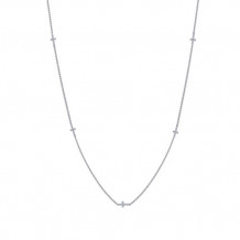 Lafonn Sideways Cross Necklace - N0034CLP18