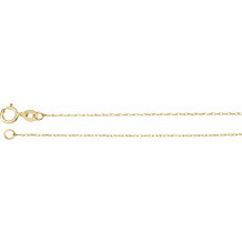 14K Yellow .75 mm Solid Rope 7 Chain - CH1931977P