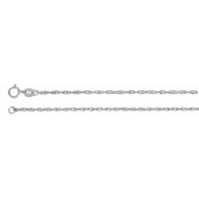 14K White 1.75 mm Solid Rope 7 Chain - CH74244997P