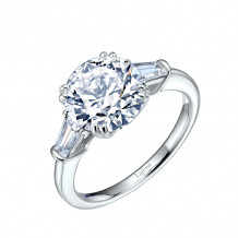 Lafonn Classic Three-Stone Engagement Ring - R0183CLP05