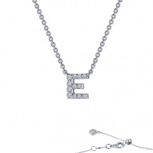 Lafonn Letter E Pendant Necklace - 9N085CLP20