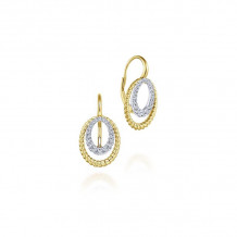 Gabriel & Co. 14k Two Tone Hampton Diamond Drop Earrings - EG13432M45JJ