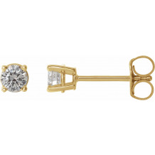 14K Yellow 1/3 CTW Diamond Earrings - 187470207P