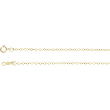 14K Yellow 1.5 mm Cable 7 Chain - CH466243989P