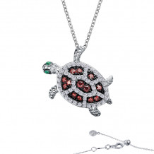 Lafonn Whimsical Sea Turtle Necklace - N0156CCT22