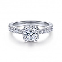 Gabriel & Co. 14k White Gold Infinity Straight Engagement Ring - ER13853C4W44JJ