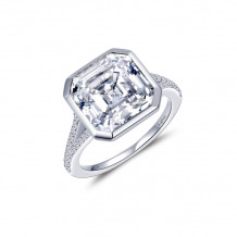 Lafonn Platinum Stunning Engagement Ring - 8R022CLP07