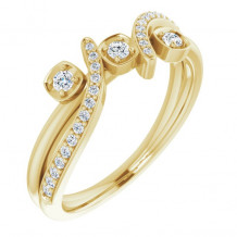 14K Yellow 1/5 CTW Diamond Ring - 122899601P