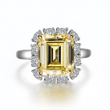 Lafonn Emerald-Cut Halo Engagement Ring - R0359CAT05