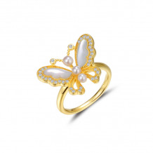 Lafonn Gold Mother-of-Pearl Ring - R0487PLG10