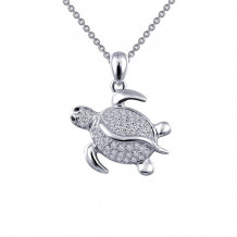 Lafonn Sea Turtle Pendant Necklace - P0154CLP18