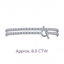 Lafonn Double Wrap Tennis Bracelet - B0149CLP13