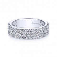 Gabriel & Co. 14k White Gold Stackable Diamond Ring - AN8181W44JJ