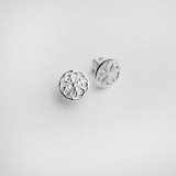 Southern Gates Sterling Silver Filigree Stud Earrings photo