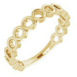 14K Yellow Stackable Ring - 51702102P photo