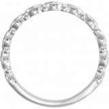 14K White 1/8 CTW Stackable Diamond Ring - 123124600P photo 2