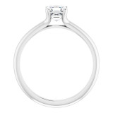 14K White 3/8 CT Diamond Engagement Ring - 1220051040P photo 2