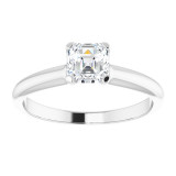 14K White 3/8 CT Diamond Engagement Ring - 1220051040P photo 3