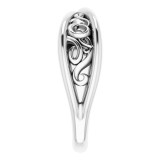 14K White Sculptural-Inspired  Ring - 51963101P photo 4