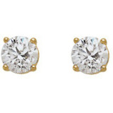 14K Yellow 2 CTW Diamond Stud Earrings - 6753560108P photo 2