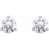 14K White 1 1/2 CTW Diamond Earrings - 6623460075P photo 2