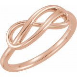 14K Rose Double Infinity-Inspired Ring - 51511102P photo