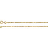 14K Yellow 1.75 mm Solid Rope 7 Chain - CH7492977P photo