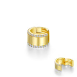 Lafonn Gold Sparkle Ear Cuff Earrings - E0533CLG00 photo