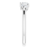 14K White 1/3 CTW Diamond Multi-Shape Ring - 123930600P photo 4