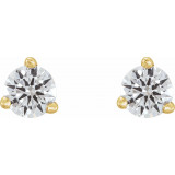 14K Yellow 1/5 CTW Diamond Earrings - 6623460045P photo 2