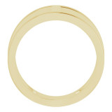 14K Yellow 11.3 mm Negative Space Ring - 51643102P photo 2