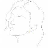 14K Yellow Citrine & 1/4 CTW Diamond Earrings - 870256028P photo 3