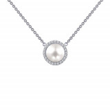 Lafonn Cultured Freshwater Pearl Necklace - N0029CLP18 photo