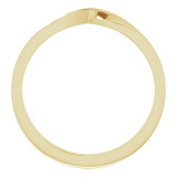 14K Yellow 3 mm Stackable Twist Ring - 51734102P photo 2