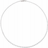 14K White 5 CTW Diamond 18 Necklace - 68226101P photo