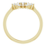 14K Yellow 1/2 CTW Diamond Vintage-Inspired Ring - 123944601P photo 2