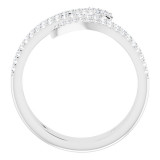 14K White 1/3 CTW Diamond Snake Ring - 123084600P photo 2