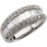 14K White 1 1/2 CTW Diamond Ring - 63586296719P photo